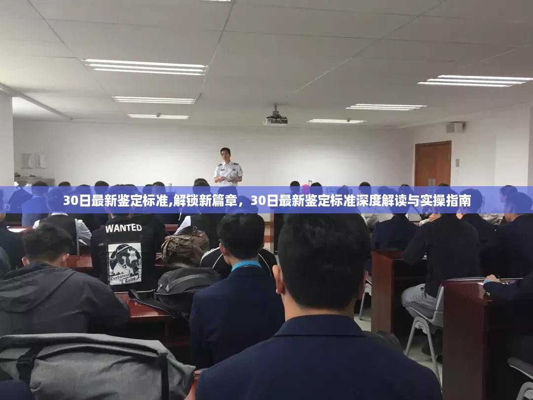 30日最新鉴定标准深度解读与实操指南，开启新篇章