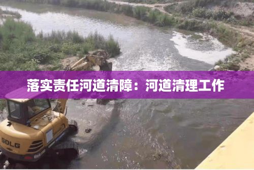 落实责任河道清障：河道清理工作 