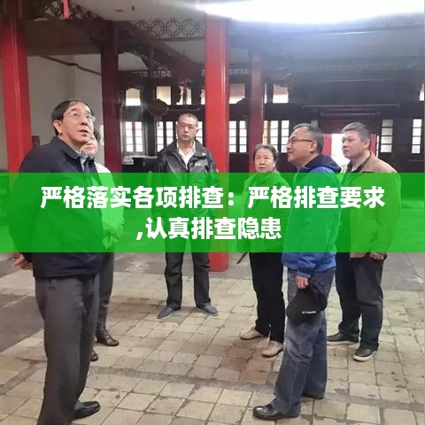 严格落实各项排查：严格排查要求,认真排查隐患 