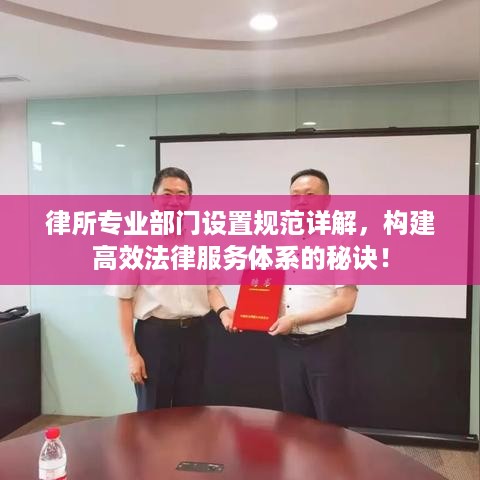 律所专业部门设置规范详解,构建高效法律服务体系的秘诀!